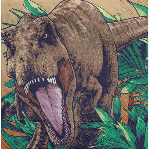 Jurassic World Into the Wild Luncheon Napkins, 16ct