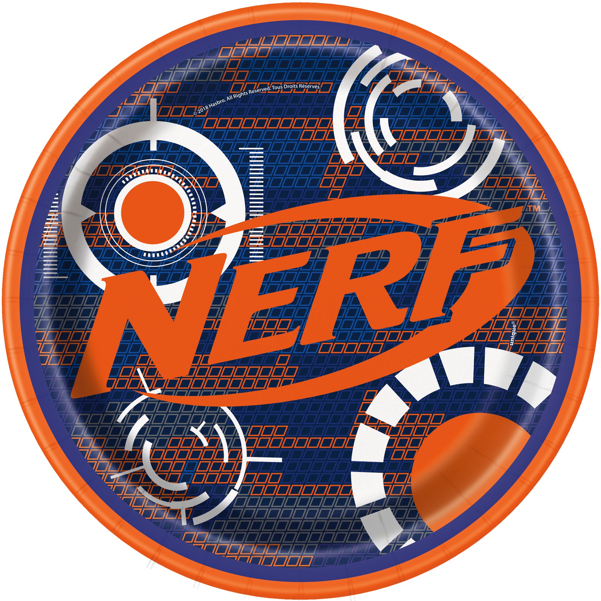 NERF 9" Plate, 8ct