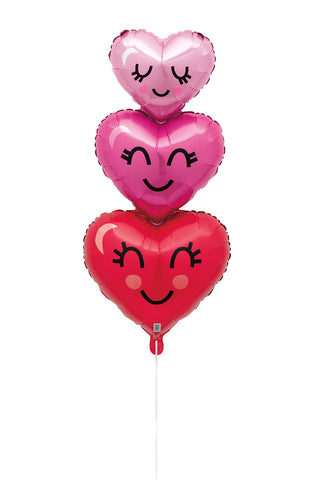 Happy Hearts Giant Shaped 41" Foil Balloon, 1ct
