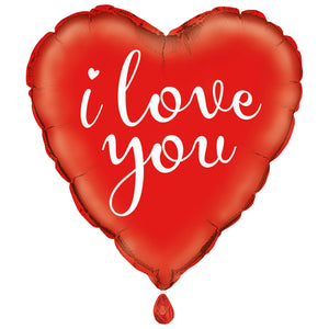 I Love You Red Heart 18" Foil Balloon, 1ct