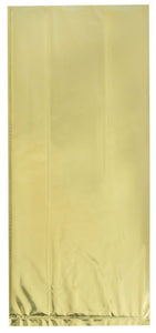 Gold Foil Cellophane Bags 5"x11", 10ct
