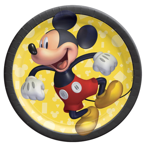 Mickey Mouse Forever 7" Round Plates, 8ct