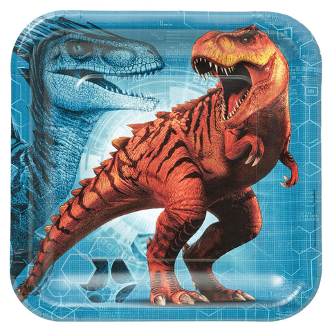 Jurassic World™ Square Plates, 9"