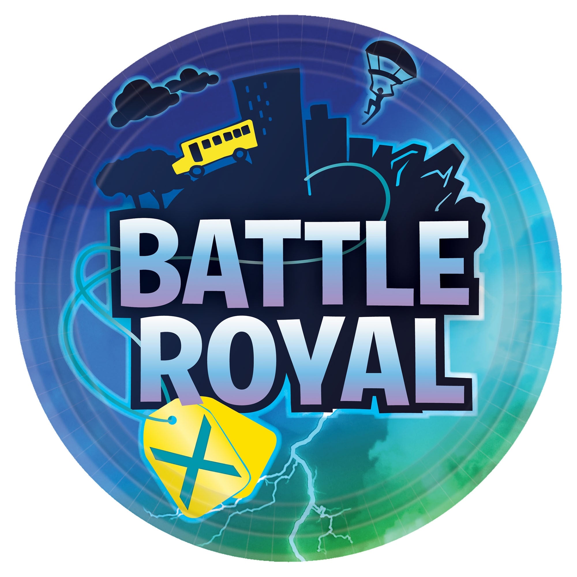 Battle Royal Round Plates, 9"