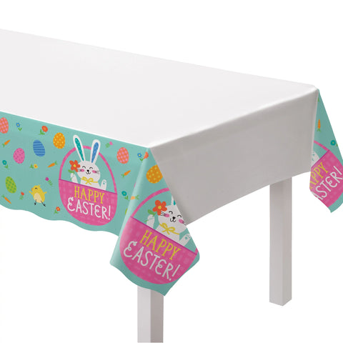 Funny Bunny Plastic Table Cover