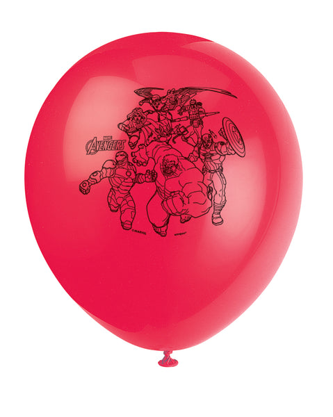 Avengers 12" Latex Balloons, 8ct