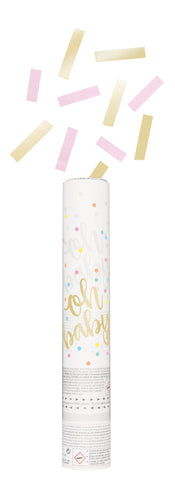 Pink and Gold Confetti Cannon, 1ct