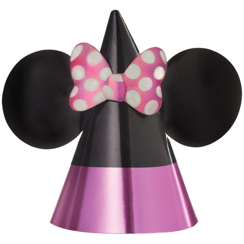 Minnie Mouse Forever Cone Hats, 8ct