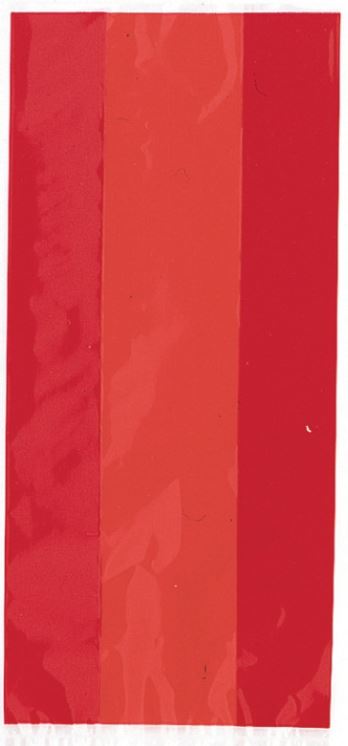 Ruby Red Cellophane Bags, 30ct