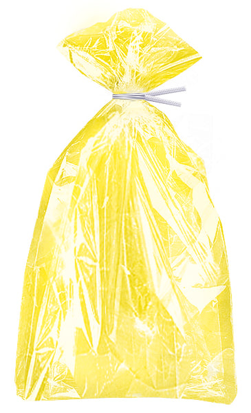 Yellow Cellophane Bags, 30ct
