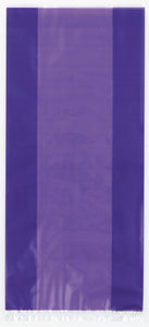Purple Cellophane Bags, 30ct