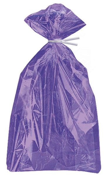 Purple Cellophane Bags, 30ct