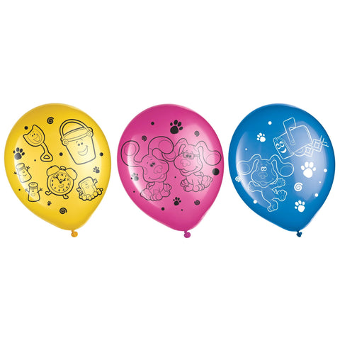 Blue's Clues Latex Balloons, 6ct