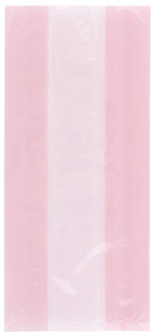 Pastel Pink Cellophane Bags, 30ct