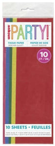 Assorted Tissue Sheets, 10ct