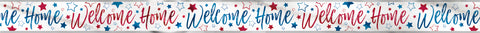 Red, White, & Blue "Welcome Home" Banner