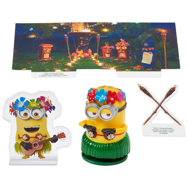 Despicable Me 3 Hula Party DecoSet and Edible Image Background