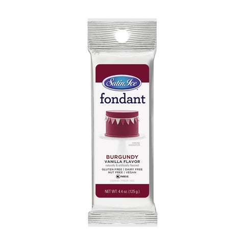 Burgundy Vanilla Fondant - 4.4oz Packet