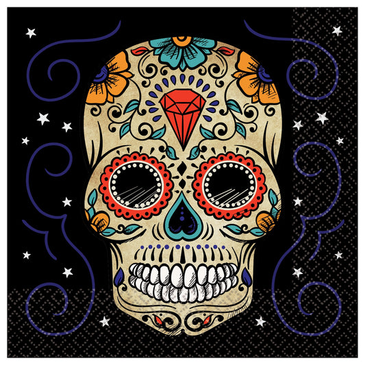 Sugar Skull Luncheon Napkins