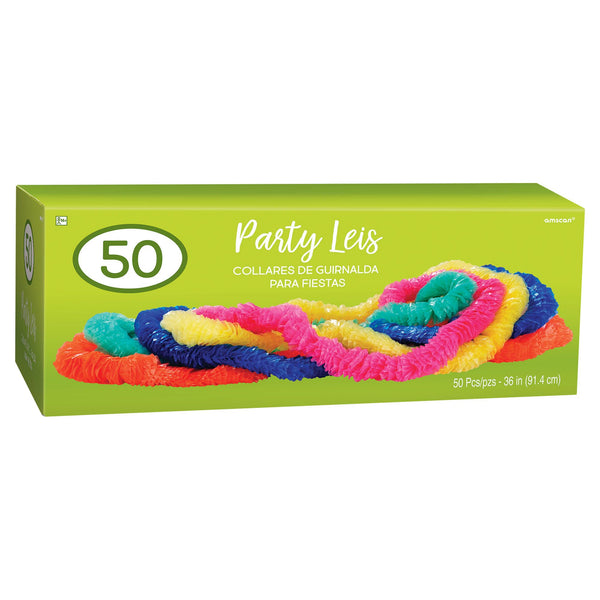 Polyester Lei Assortment, 50ct