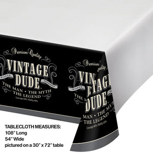 Vintage Dude Table Covering