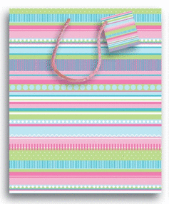 Gift Bag - Pastel Stripes