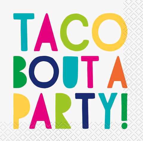 Taco Bout a Party Beverage Napkins, 16ct