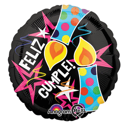 17" Feliz Cumple Candles Balloon