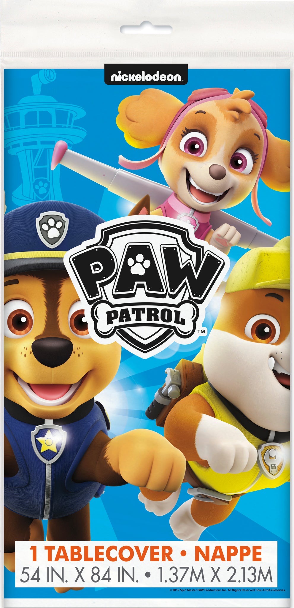Paw Patrol Plastic Tablecover 54X84