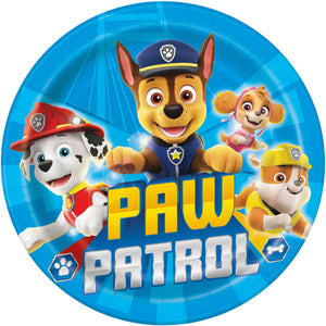 8 Paw Patrol 9" Plate