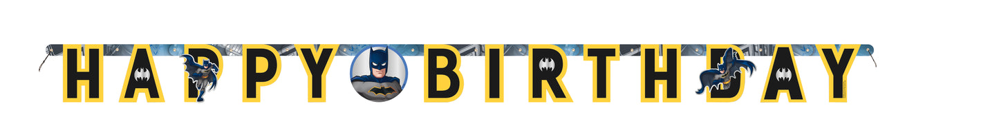 Batman Happy Birthday Banner, 1ct