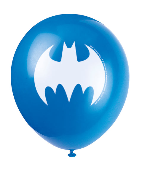 Batman 12" Latex Balloons, 8ct