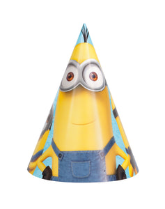 Minions 2 Party Hats, 8ct