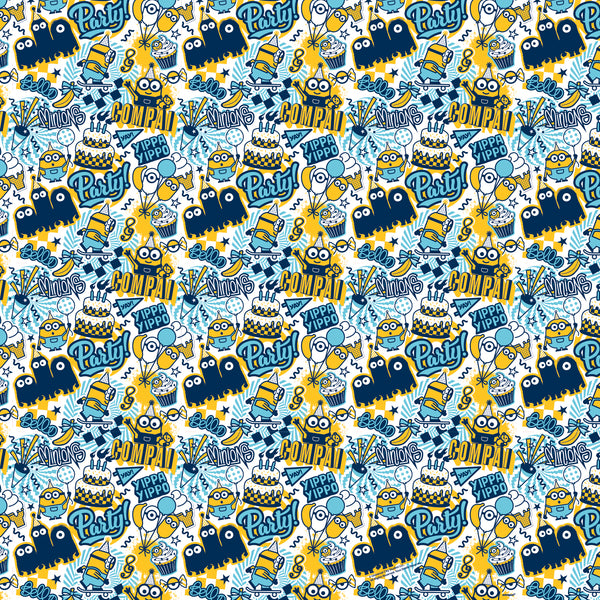 Minions 2 Gift Wrap  30" x 5 ft, 1 roll