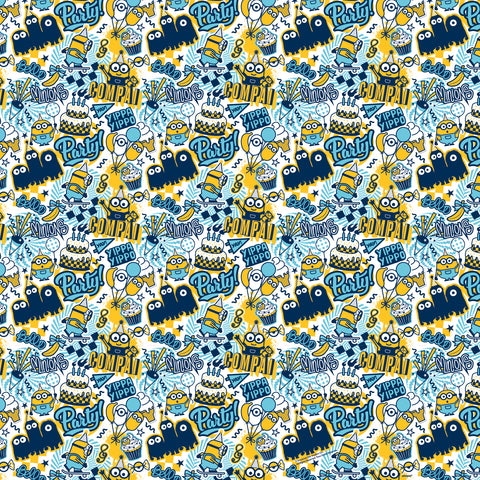 Minions 2 Gift Wrap  30" x 5 ft, 1 roll