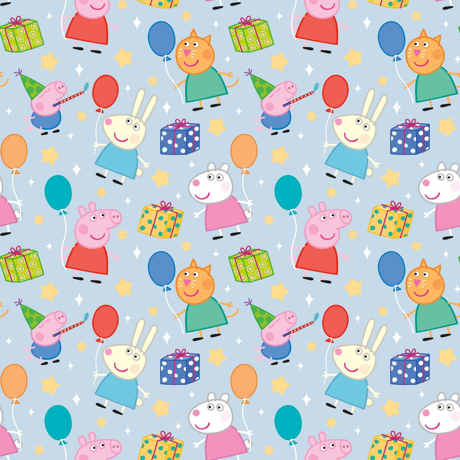 Peppa Pig Gift Wrap, 30in x 5ft, 1ct