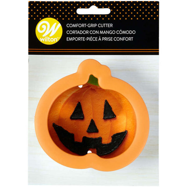 Halloween Comfort-Grip Pumpkin Cookie Cutter, 1ct