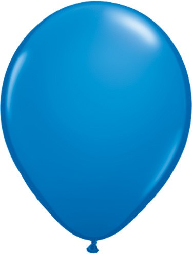 11" Dark Blue Latex Balloon, 1ct