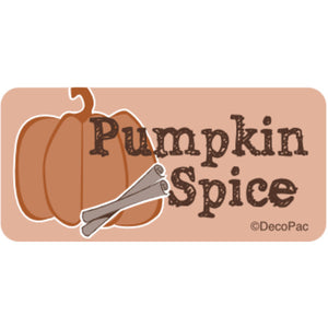Pumpkin Spice Sticker Labels