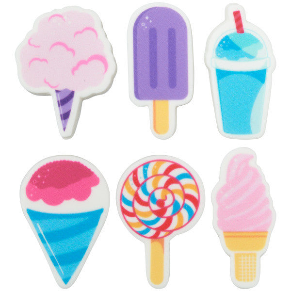 Summer Sweets Sweet Décor® Printed Edible Decorations
