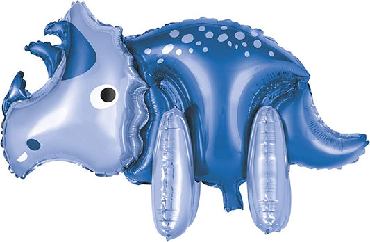 Centro de mesa con globo de dinosaurio de pie de 34,5", 1 unidad 