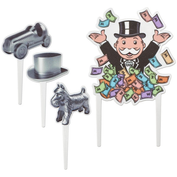 Hasbro Monopoly Let's Play! Cake Kit and Edible Cake Topper Image Background