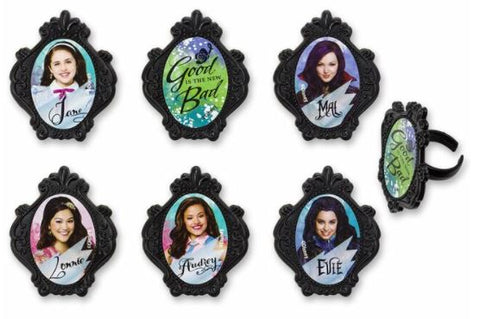 Descendants Good Is The New Bad Cupcake Rings (12ct)