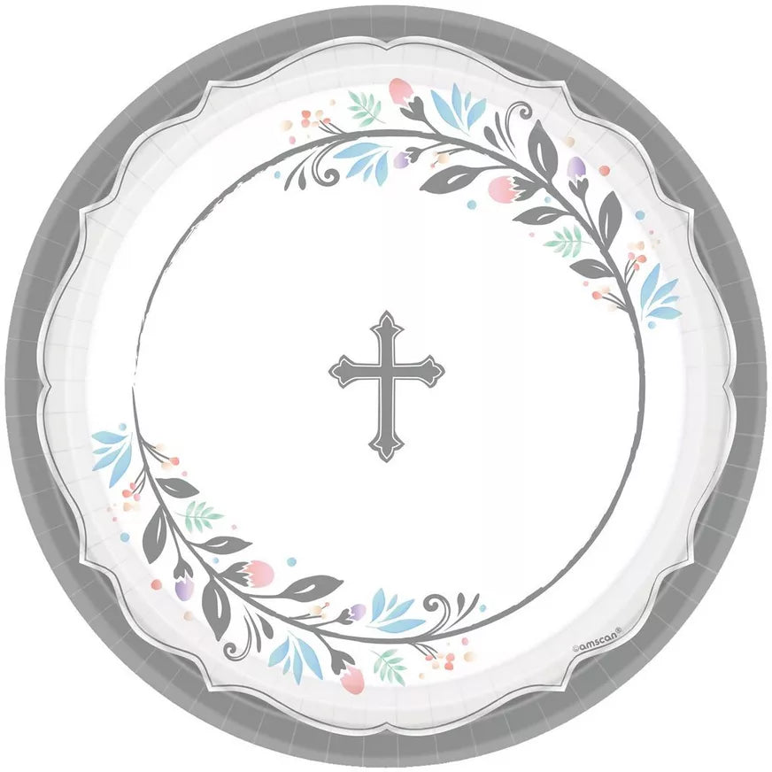 Holy Day 10.5" Round Plates, 18ct