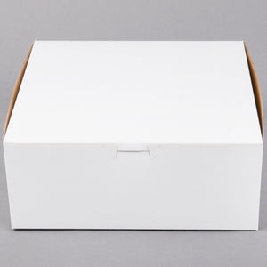 10" x 10" x 4" White Cake Box / Bakery Box