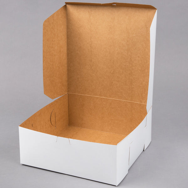 10" x 10" x 4" White Cake Box / Bakery Box