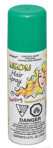 Green Neon Hair Spray, 4.5 fl oz