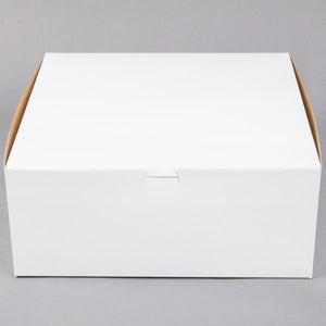 12" x 12" x 5" White Cake / Bakery Box