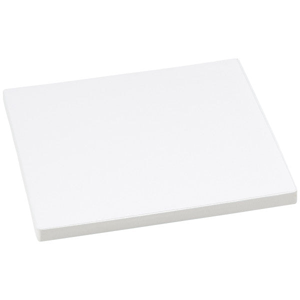 Cake Board 14" Square White Foil 0.5" Thick