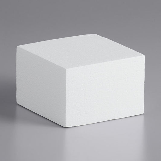 Molde para pastel cuadrado de espuma de poliestireno de 6" x 3,5" 